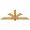 Ekena Millwork Redmond Rough Sawn Timber Gable Bracket, Western Red Cedar, 84"W x 28"H x 2"D x 6"F, 8/12 Pitch GBW084X28X0206RED00RWR - alternate 1